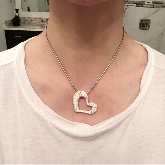 Swarovski 3D heart necklace - Picture 7 of 7